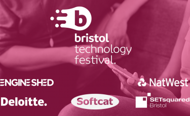 Bristol Technology Festival logo with event partner logos