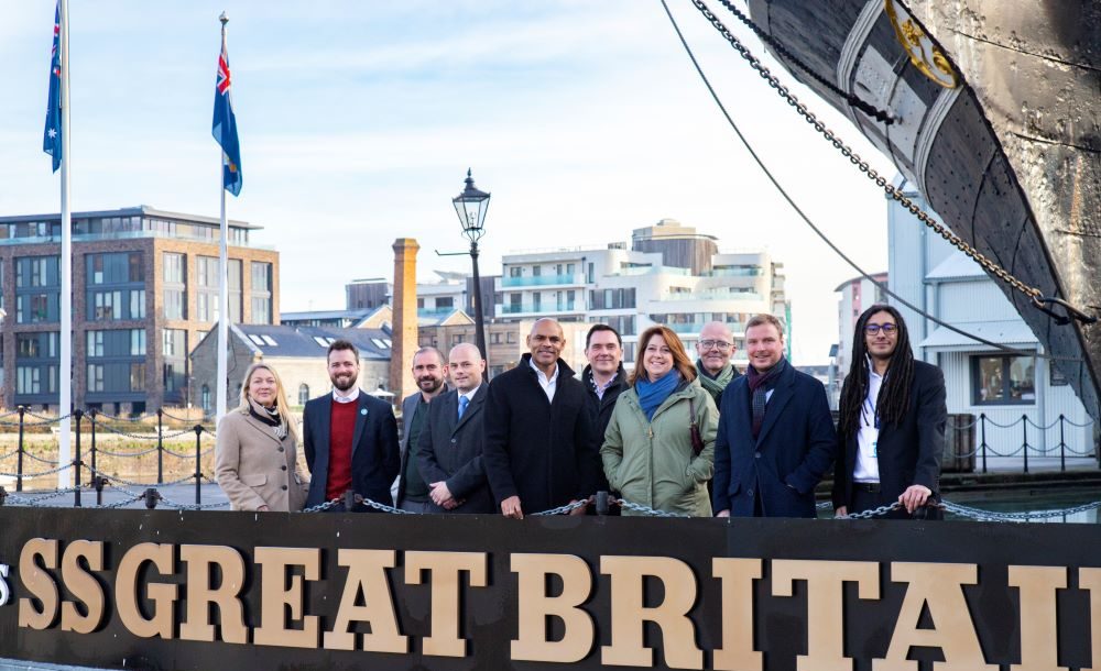 Bristol City Leap team at the SS Great Britain